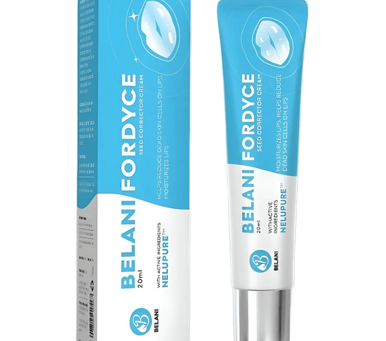 Belani Fordyce Spots Lip Cream, Traitement hydratant pour lèvres foncées, Graines de Fordyce 0,7 fl oz