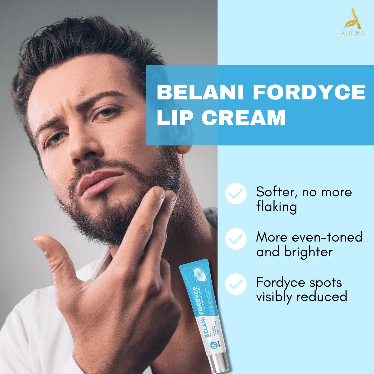 CA - Belani Fordyce Seeds - Crème éclaircissante pour les lèvres foncées, gommage pour les lèvres et taches de Fordyce, lèvres gercées ou pigmentées, baume hydratant pour le soin des lèvres – 20 ml