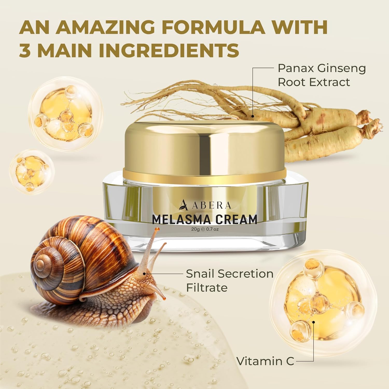 Crème anti-mélasma ABERA
