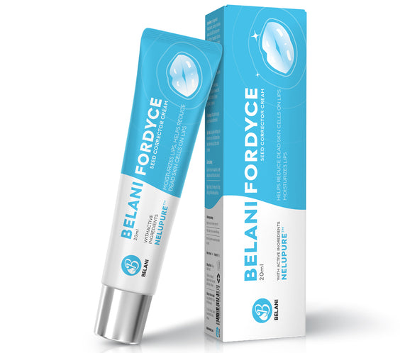 CA - Belani Fordyce Seeds - Crème éclaircissante pour les lèvres foncées, gommage pour les lèvres et taches de Fordyce, lèvres gercées ou pigmentées, baume hydratant pour le soin des lèvres – 20 ml