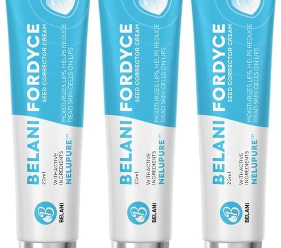 CA - Belani Fordyce Seeds - Crème éclaircissante pour les lèvres foncées, gommage pour les lèvres et taches de Fordyce, lèvres gercées ou pigmentées, baume hydratant pour le soin des lèvres – 20 ml