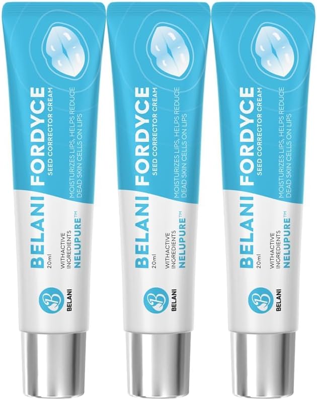 CA - Belani Fordyce Seeds - Crème éclaircissante pour les lèvres foncées, gommage pour les lèvres et taches de Fordyce, lèvres gercées ou pigmentées, baume hydratant pour le soin des lèvres – 20 ml