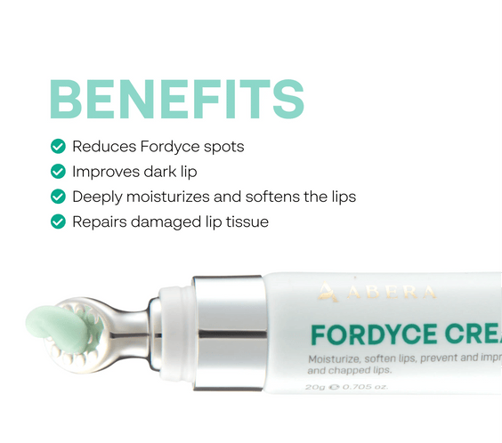 Abera Fordyce Cream – Advanced Formula with HPR (Next-Gen Retinoids), For Lip Acne, Dry, Chapped Lips (0.7 Oz)