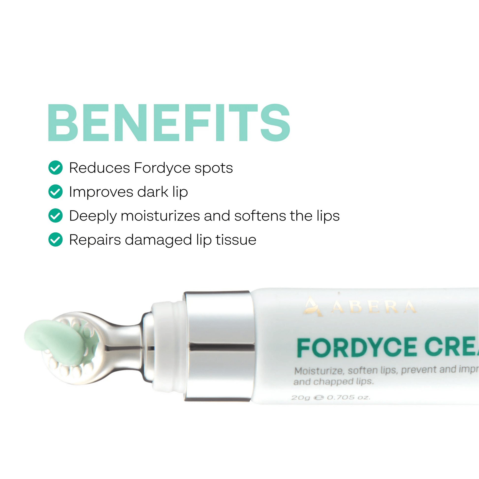 Abera Fordyce Cream – Advanced Formula with HPR (Next-Gen Retinoids), For Lip Acne, Dry, Chapped Lips (0.7 Oz)