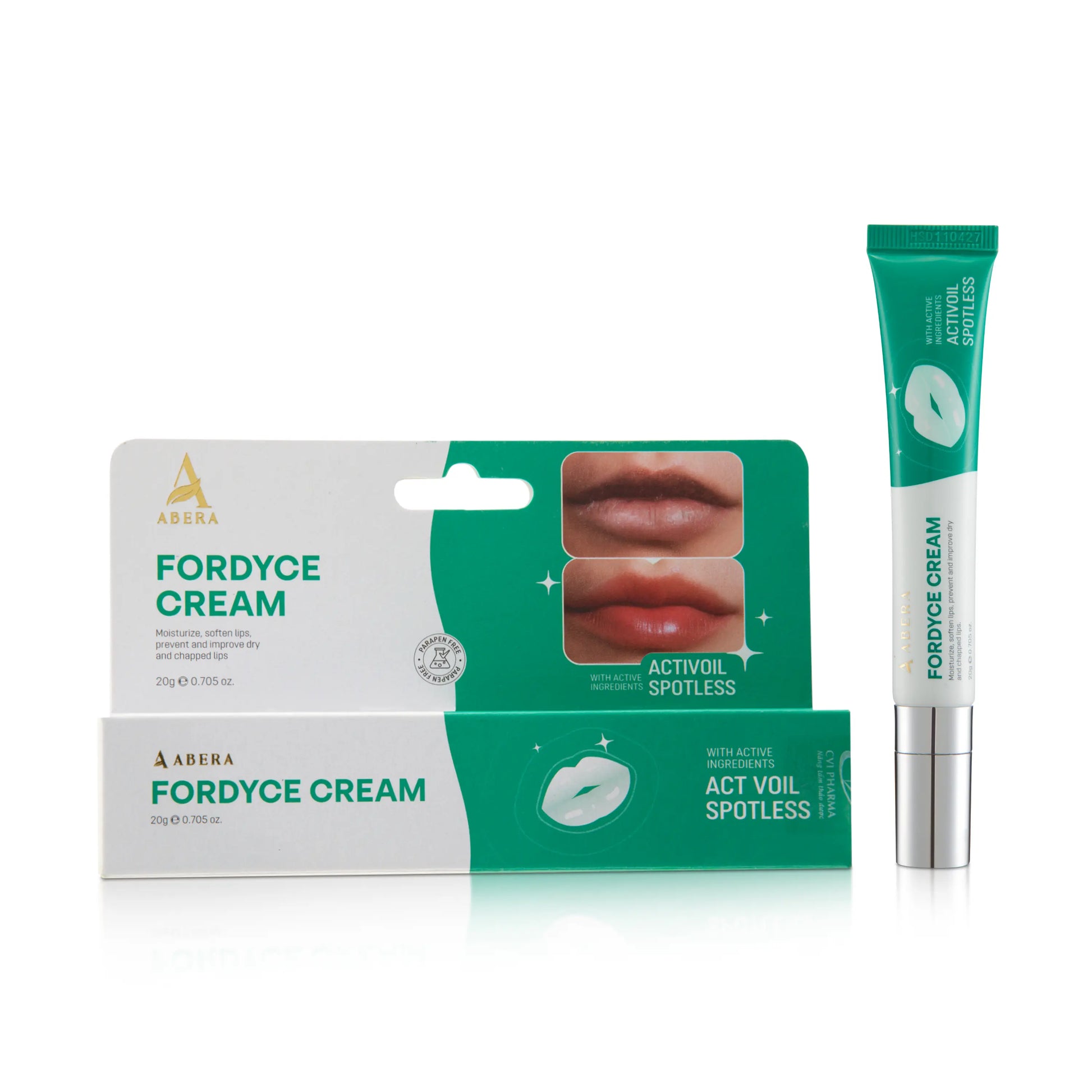 Abera Fordyce Cream – Advanced Formula with HPR (Next-Gen Retinoids), For Lip Acne, Dry, Chapped Lips (0.7 Oz)